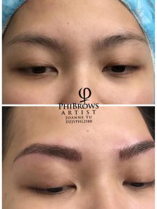 Eyebrow Embroidery - Microblading Hyperrealistic, Shading, Ombre